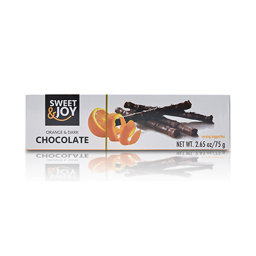 Crispy orange & dark chocolate